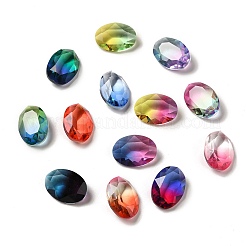 Facettierte k9 glas-strasscabochons GGLA-B002-03