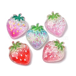 Leuchtende Cabochons aus transparentem Harz CRES-V001-02