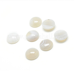 Natürliche Achat Edelstein Cabochons G-T020-8mm-28