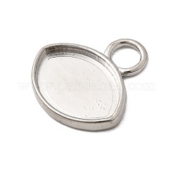 Aluminium-Anhänger Fassungen für Cabochons PALLOY-F318-06P