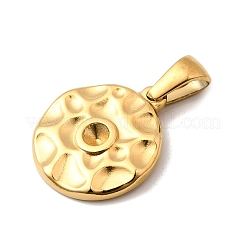 304 Edelstahl Anhänger Strass Fassung STAS-B094-33G