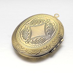 Tibetischen Stil Legierung Europäischen KorneRhinestone Cabochon Fassungen KK-N0096-13AB-FF