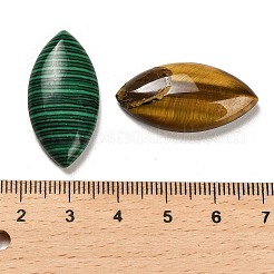 Natürliche & synthetische gemischte Edelstein-Cabochons G-M424-15