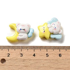 Undurchsichtige Decoden-Cabochons aus Cartoon-Harz RESI-G091-05