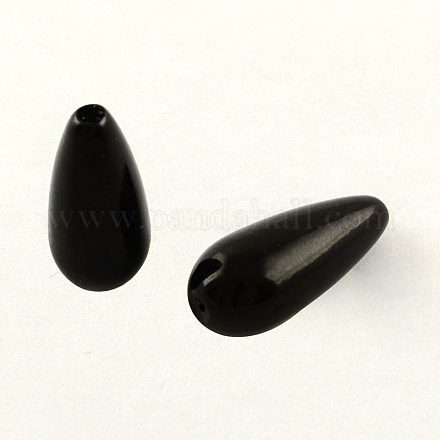 Wholesale ABS Plastic Imitation Pearl Teardrop Beads Pandahall