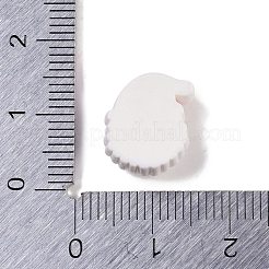 Undurchsichtige Harz-Cabochons mit Weihnachtsmotiv RESI-H162-06J