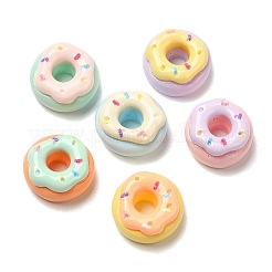 Undurchsichtige Decoden-Cabochons aus Kunstharzimitat für Lebensmittel RESI-K027-15
