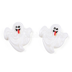 Halloween-Cabochons aus undurchsichtigem Harz RESI-T055-08