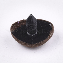 Flockige Plastik-Cabochons für das DIY-Scrapbooking DIY-Q015-06C-02