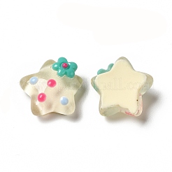 Durchscheinende Harz-Cabochons RESI-E034-01A