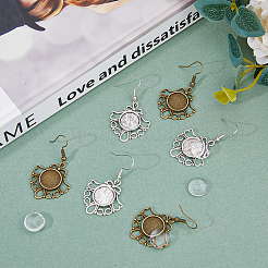 DIY Rohling-Set für Kuppelohrringe DIY-DC0001-94
