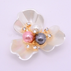 Abs Nachahmung Perle Cabochons Zubehör FIND-TAC0001-15A