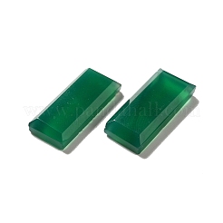 Gefärbte und erhitzte natürliche grüne Onyx-Achat-Cabochons G-G975-04A-02