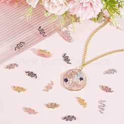 32 stücke 8 stil legierung cabochons FIND-OC0002-21
