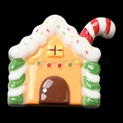 Weihnachtliche Cabochons aus undurchsichtigem Harz RESI-K030-02H