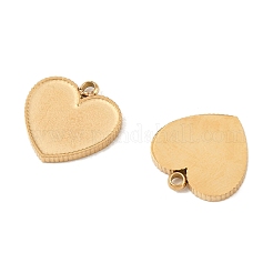 Cabochon-Fassungen für Anhänger aus Edelstahl 304 STAS-L022-538G