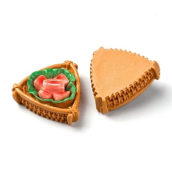 Frittierte Chips Donut Motiv opakes Harz Imitat Essen Decoden Cabochons RESI-S392-02D