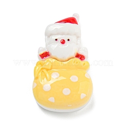 Weihnachts-Deko-Cabochons aus undurchsichtigem Harz RESI-U006-05A