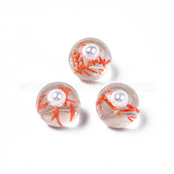 Durchscheinende Acryl-Cabochons TACR-N006-14C