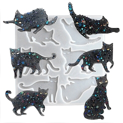 Katzen-Cabochon-Silikonform zum Selbermachen SIMO-R002-03
