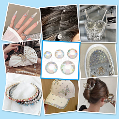 430 Stück 5 Stile Kunststoff-Cabochons FIND-PH0021-48B