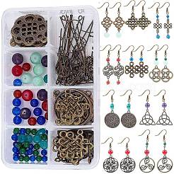DIY baumeln Ohrring machen Kits DIY-SC0014-04AS