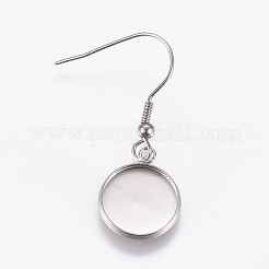 Edelstahl Ohrringe EJEW-WH0001-A03