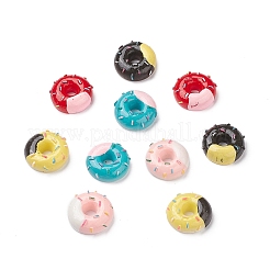 (defekter Restposten: leicht abblätternde Farbe) sprühlackierte Harz-Cabochons CRES-XCP0001-23