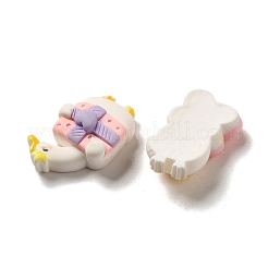 Undurchsichtige Decoden-Cabochons aus Cartoon-Harz RESI-G091-01