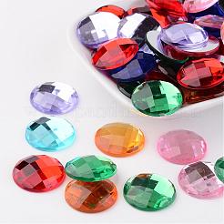 Nachahmung taiwan acryl strass flach zurück cabochons GACR-D002-20mm-M