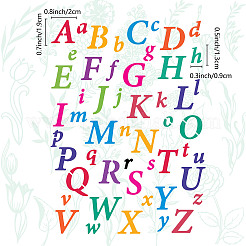Buchstaben A~Z Edelstahl-Metallstanzschablonen DIY-WH0289-130
