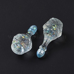 Schnullerflasche Cabochon aus transparentem Harz RESI-E025-05B