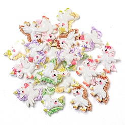 Undurchsichtige Decoden-Cabochons aus Harz CRES-R200-03