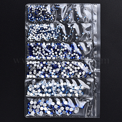 Glas Strass Cabochons flach zurück RGLA-YW0001-A04