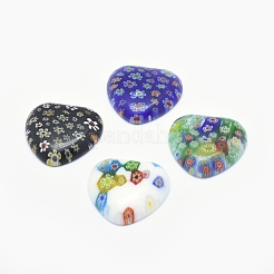 Handgefertigte Millefiori Glas Cabochons LAMP-O016-21