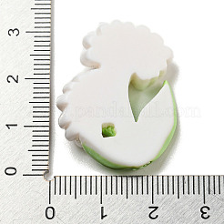 Undurchsichtige Decoden-Cabochons aus Harz RESI-B022-02B