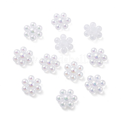 Schneeflocke Regenbogen schillernde Beschichtung Acryl Cabochons PACR-B003-04