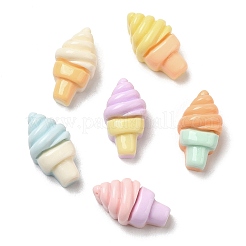 Undurchsichtige Decoden-Cabochons aus Kunstharzimitat für Lebensmittel RESI-K027-14