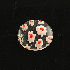 Handgefertigte Millefiori Glas Cabochons LK-R006-07