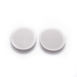 Anlaufgeschützte Cabochons aus chirurgischem Edelstahl 316 STAS-I118-13P-02