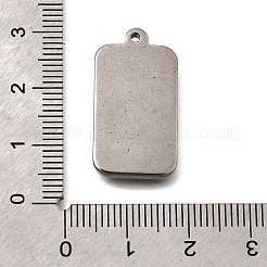 Cabochon-Fassungen für Anhänger aus Edelstahl 304 STAS-H477-07P