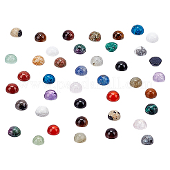 40 Stück 20 Stile natürliche gemischte Edelstein-Cabochons G-PH0002-55