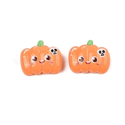Undurchsichtige Harz-Cabochons zum Thema Halloween CRES-M037-07J