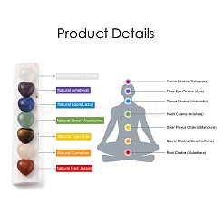 Rechteck-Chakra natürliche Selenit-Display-Dekorationen AJEW-I059-06