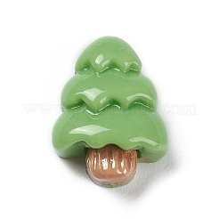 Cabochons aus undurchsichtigem Harz mit Waldmotiven CRES-M016-03A