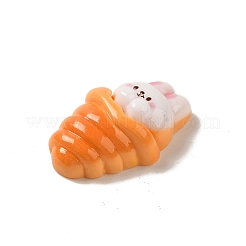 Undurchsichtige Decoden-Cabochons aus Kunstharzimitat für Lebensmittel X-CRES-A058-01F