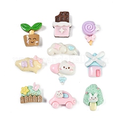 Cartoon Harzcabochons RESI-H166-06