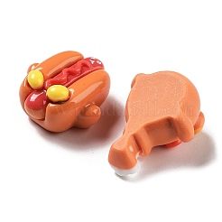 Undurchsichtige Decoden-Cabochons aus Kunstharzimitat für Lebensmittel RESI-H155-07