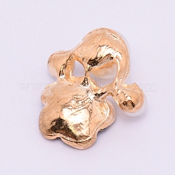 Legierungs-Emaille-Cabochons-Zubehör mit Emaille FIND-TAC0001-12