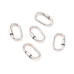 925 Verschlusskarabiner aus Sterlingsilber STER-D036-14AS